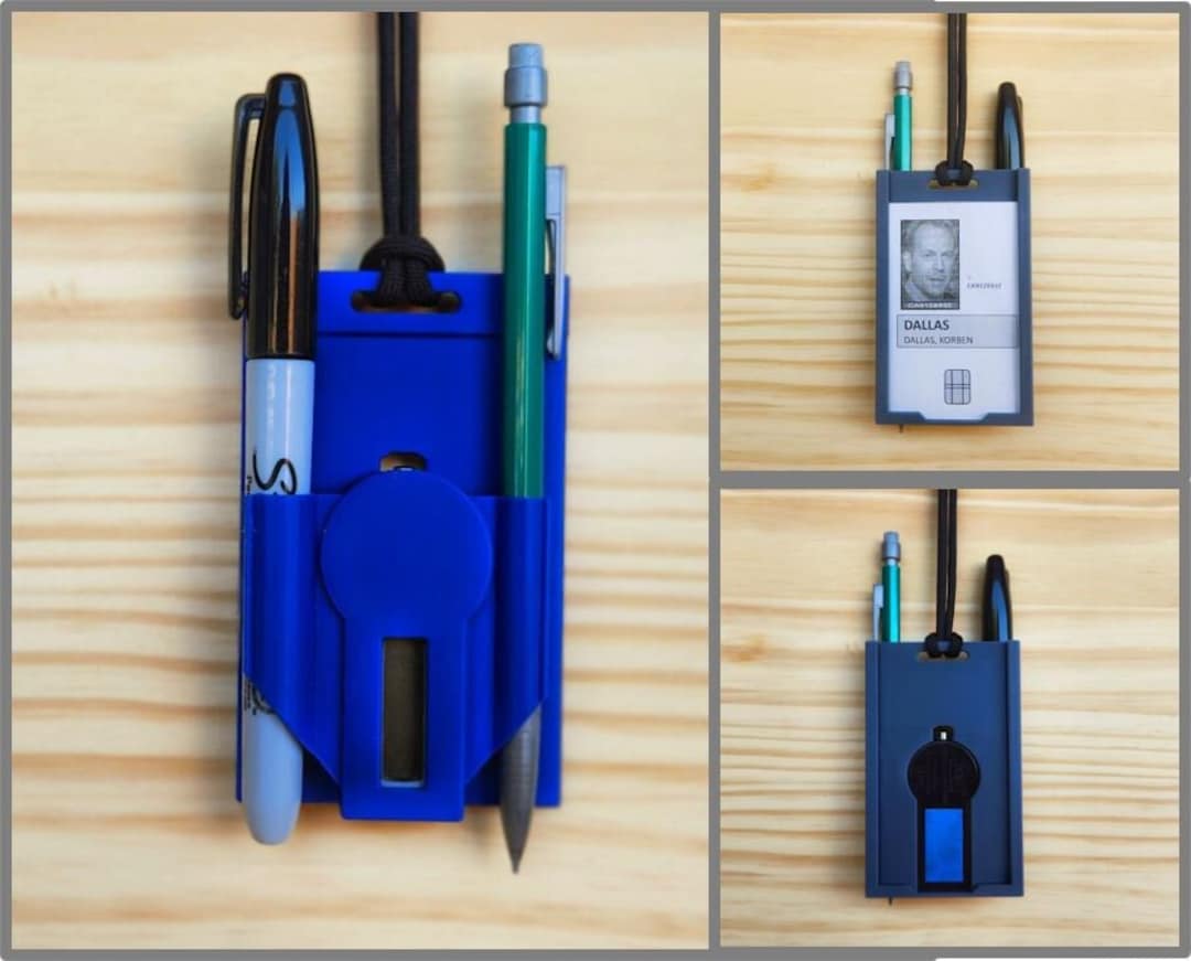 Token Using Pen ID Badge, RSA Token, and Pen Holder - Etsy