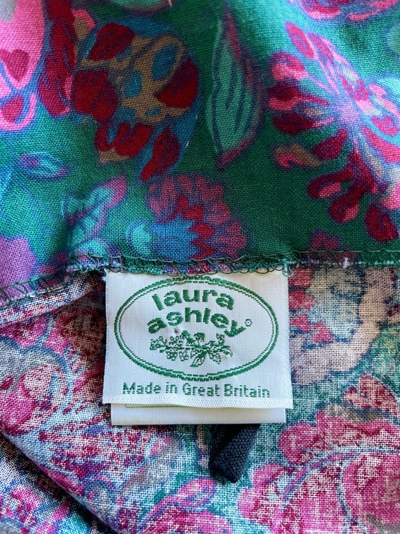 Vintage Floral Laura Ashley Made in Great Britian… - image 6