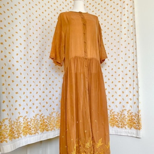 slim fit dress slacks Medium 1990s Laura Ashley Dress Floral Wool Cotton Blend Long Sleeve A –  Style & Salvage main image 0