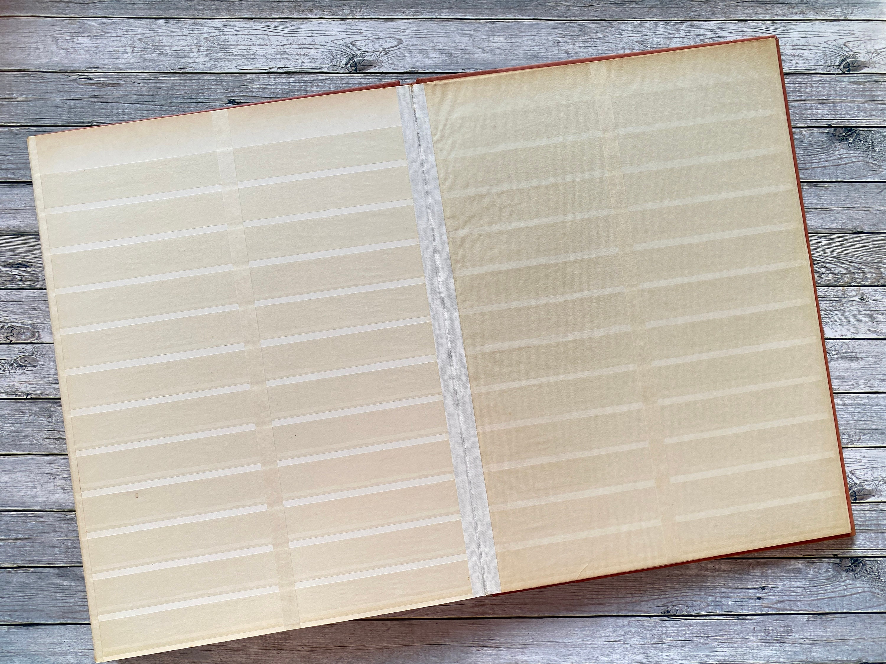A4 Red Empty Stamp Album Collection A4 Format Poststamps - Etsy
