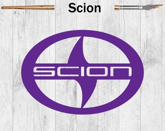 Scion car sticker vinyl decal