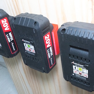 Avid Power 20V Battery Holder | Cordless Drill Battery Holder for 20V Max Lithium Battery