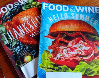 2 Food and Wine Magazines 2019/2020