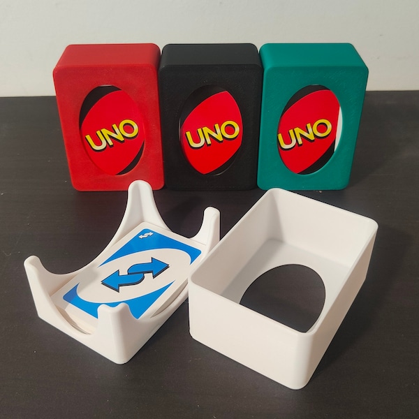 UNO Card Storage Case - Compact & Portable Design For Uno Game Card Organisation Box!