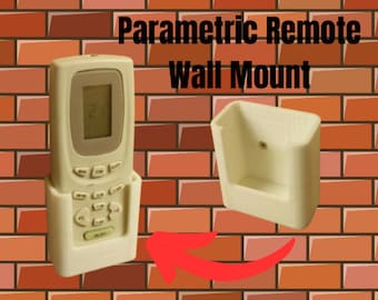 Soporte de pared para control remoto paramétrico (control remoto no incluido)