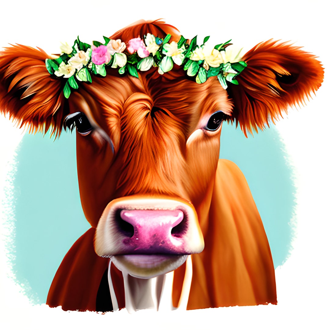 Nursery Cow Printable Art Rustic Decor Farmhouse Wall Art Etsy