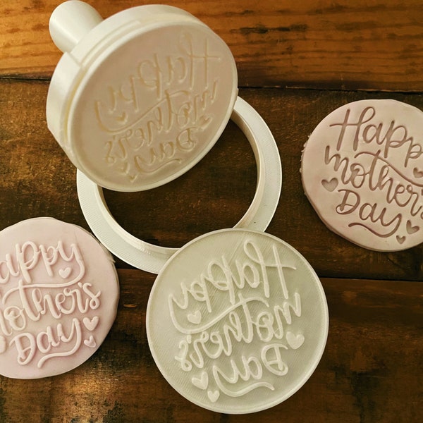 Print@Home - Mothers Day Cookie Stamp Set - STL File - DIGITAL DOWNLOAD