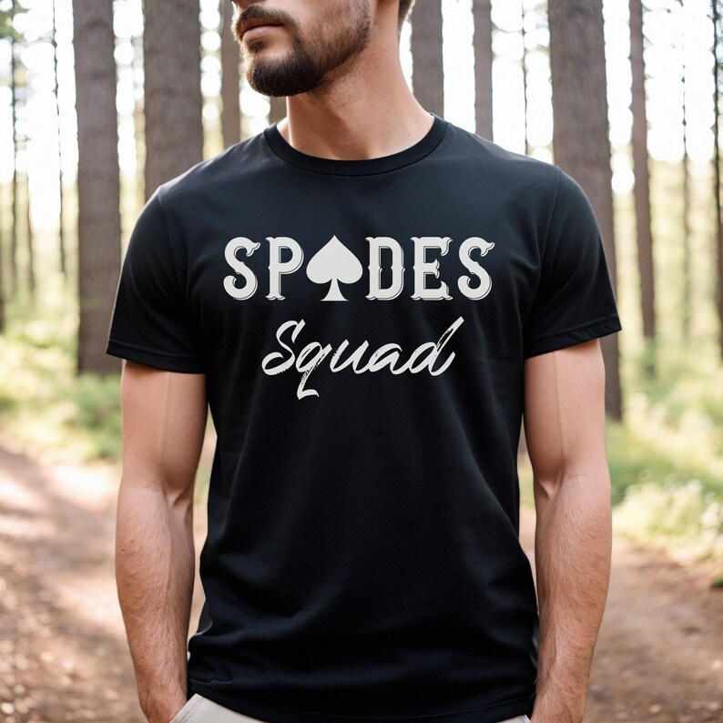 Spades Squad Shirt Spades Team Shirt Group Card Game Shirt Etsy
