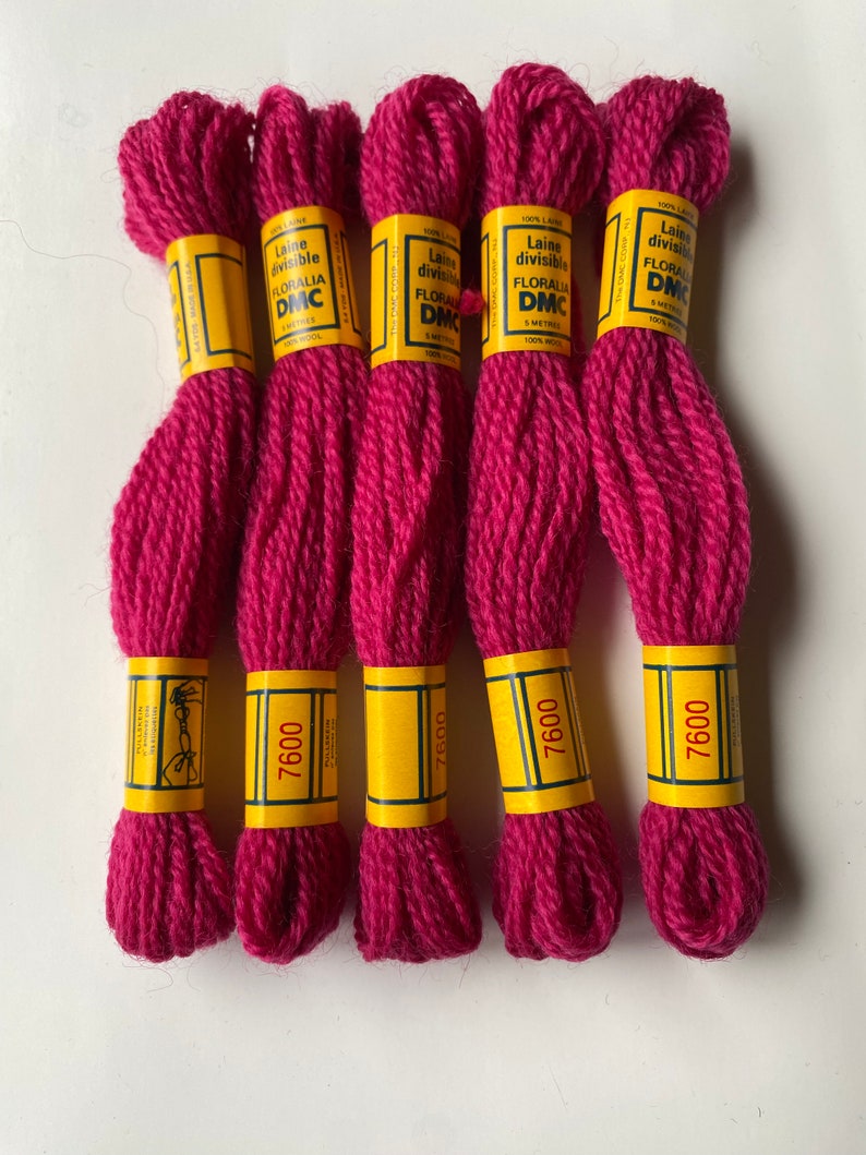 Vintage Wool Tapestry Yarn Laine Divisible Floralia DMC Etsy