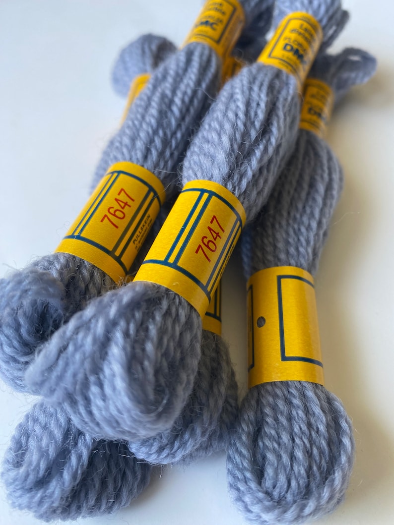 Vintage Wool Tapestry Yarn Laine Divisible FLORALIA DMC Needlepoint