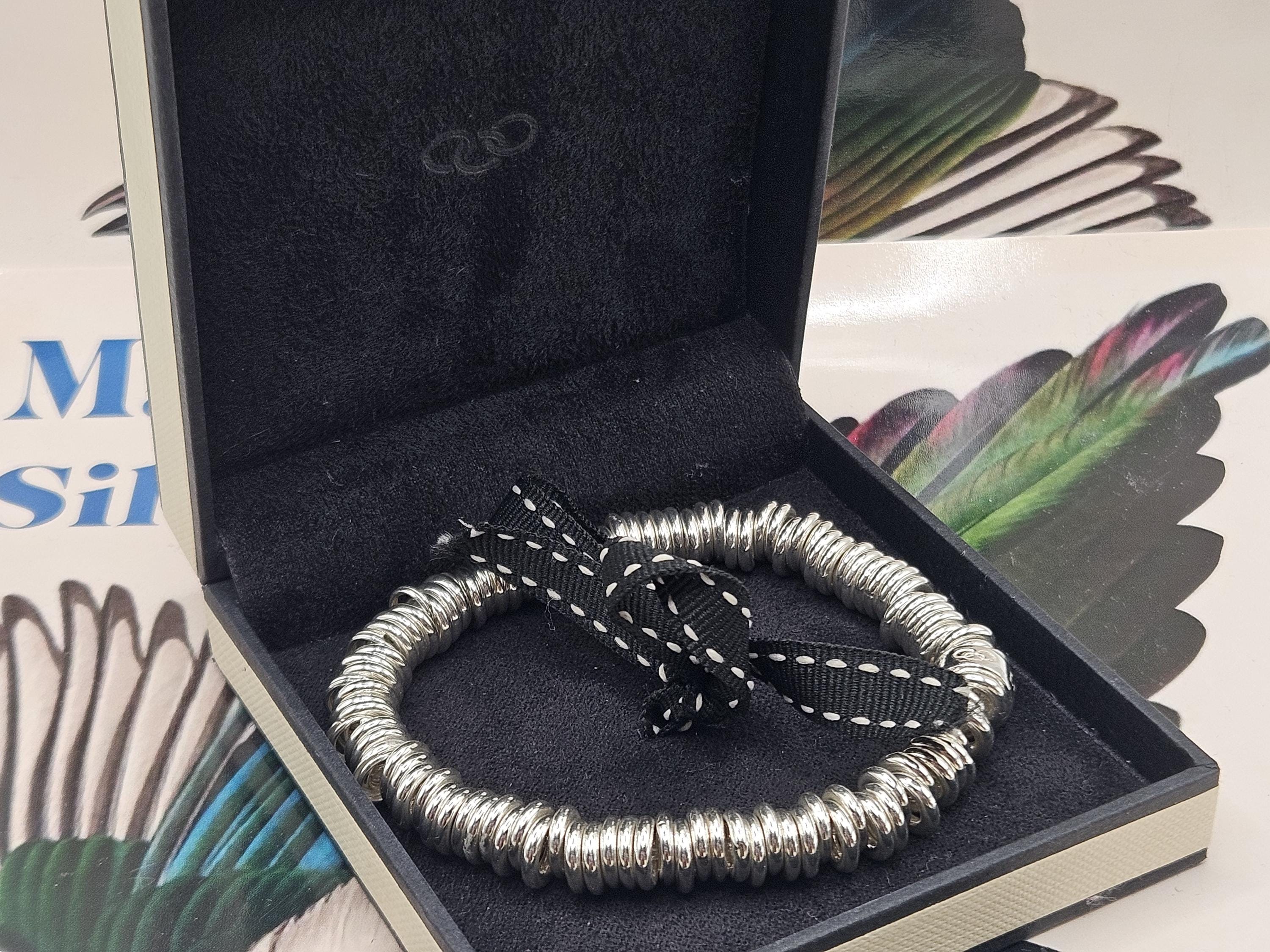 Pristine Links of London Sweetie Bracelet Sterling Silver Stamped Hallmarked Restrung Large xl Size IMMACULATE CONDITION Etsy