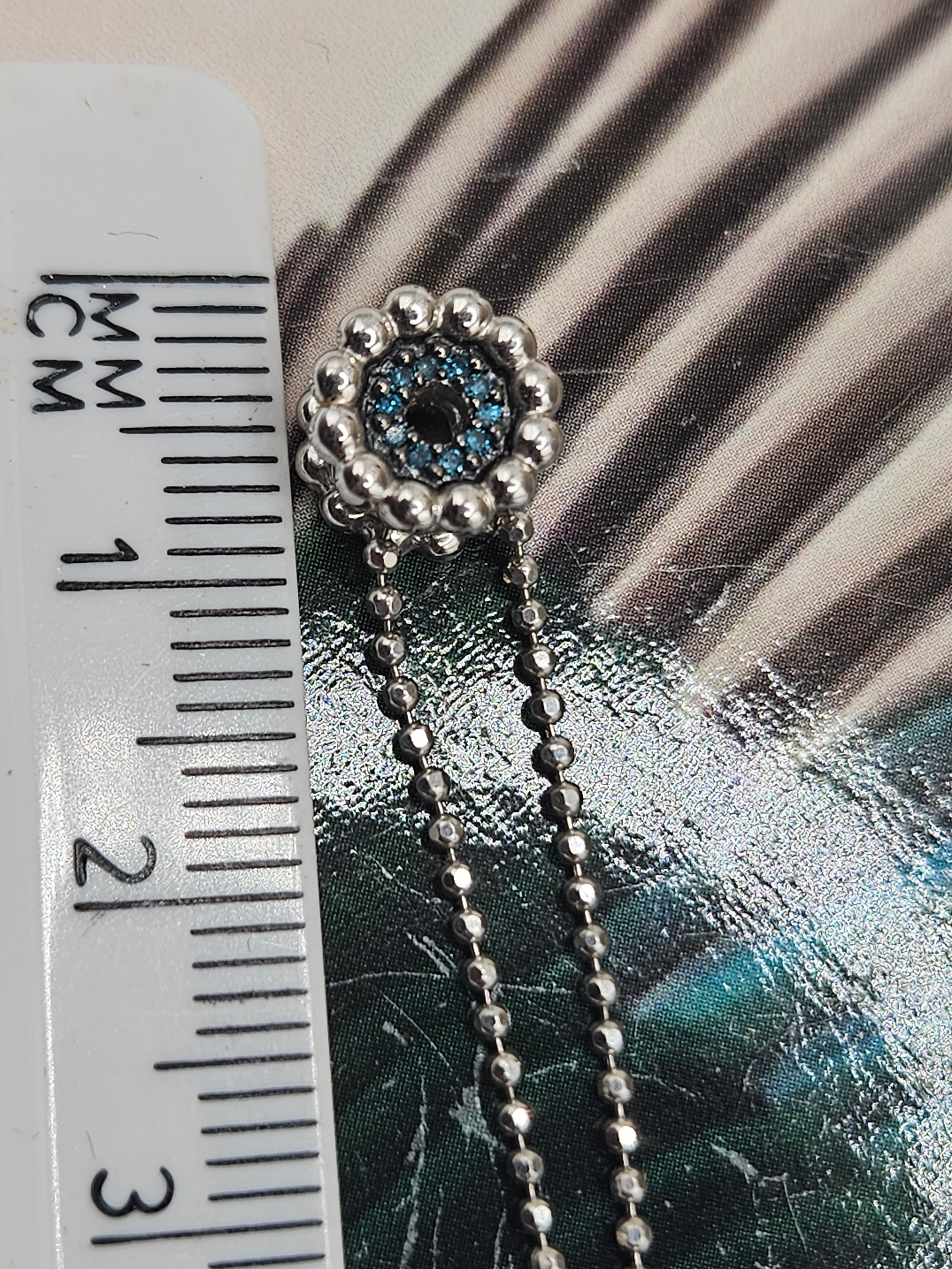 Links of london shop effervescence blue diamond necklace