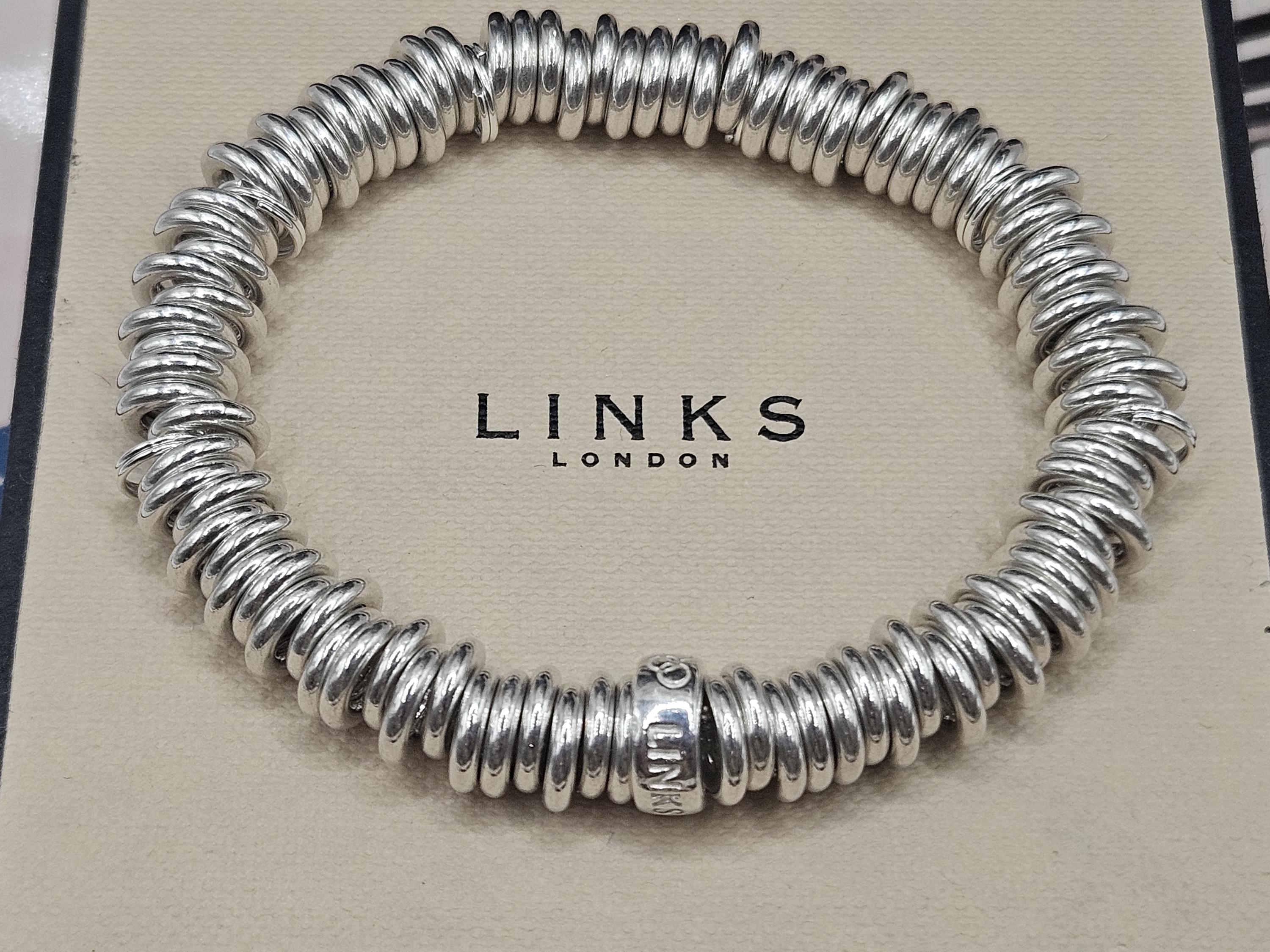 Links of London Sweetie Bracelet, Sterling Silver, Hallmark