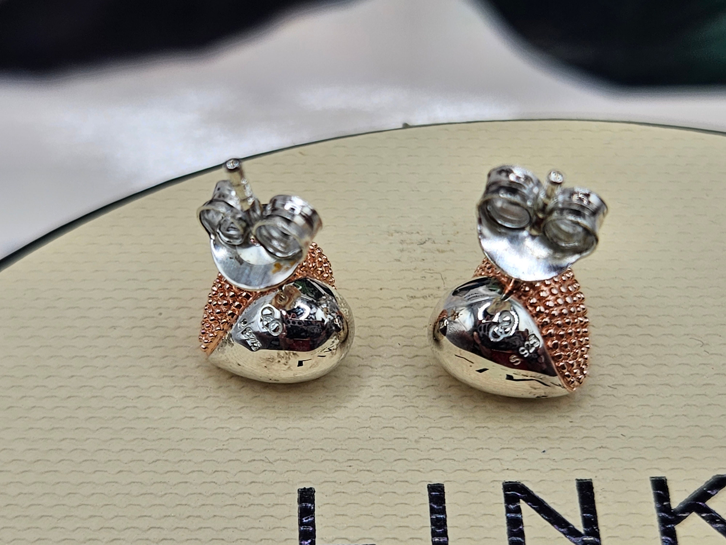 Buy Fabulous Links of London Masquerade Heart Stud Earrings Immaculate Condition Stamped S925 Online in India Etsy