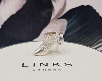 RARE Links of London Sterling Silver Crown Charm, Stamped