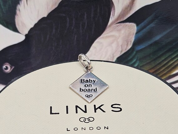 Super Links of London 'Baby on Board' Charm, Ster… - image 2