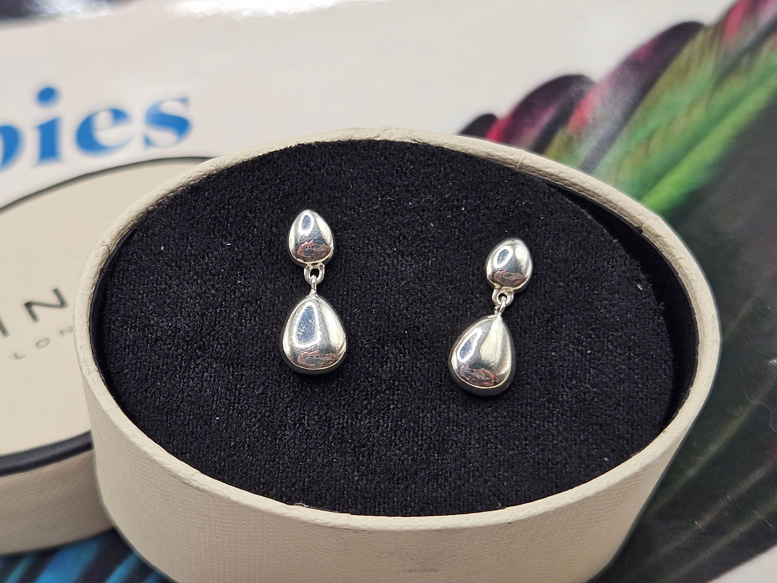 Beautiful Links of London Hope Drop Earrings Sterling Silver