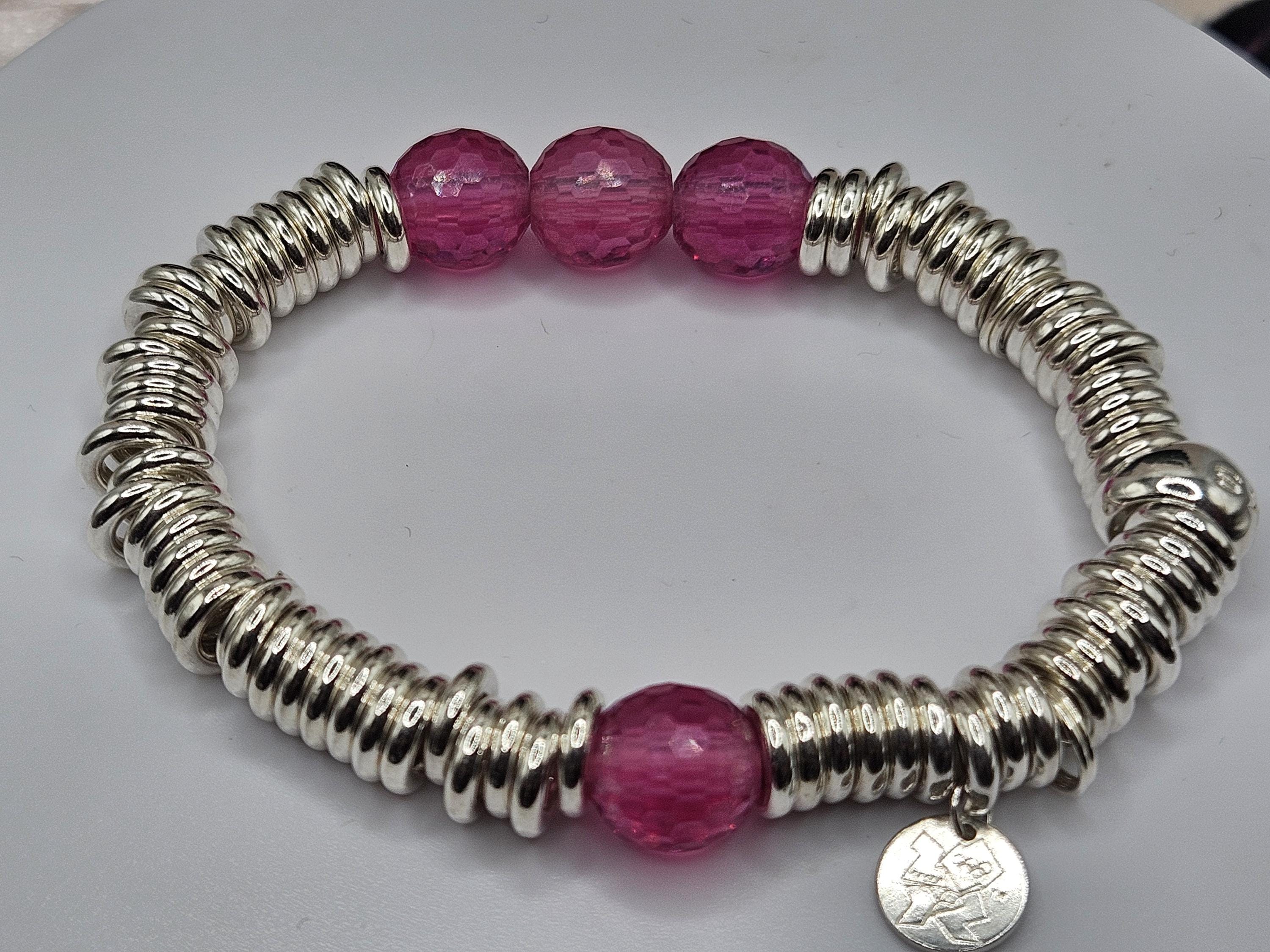 Stunning Links of London Sweetie Core Bracelet With Pink