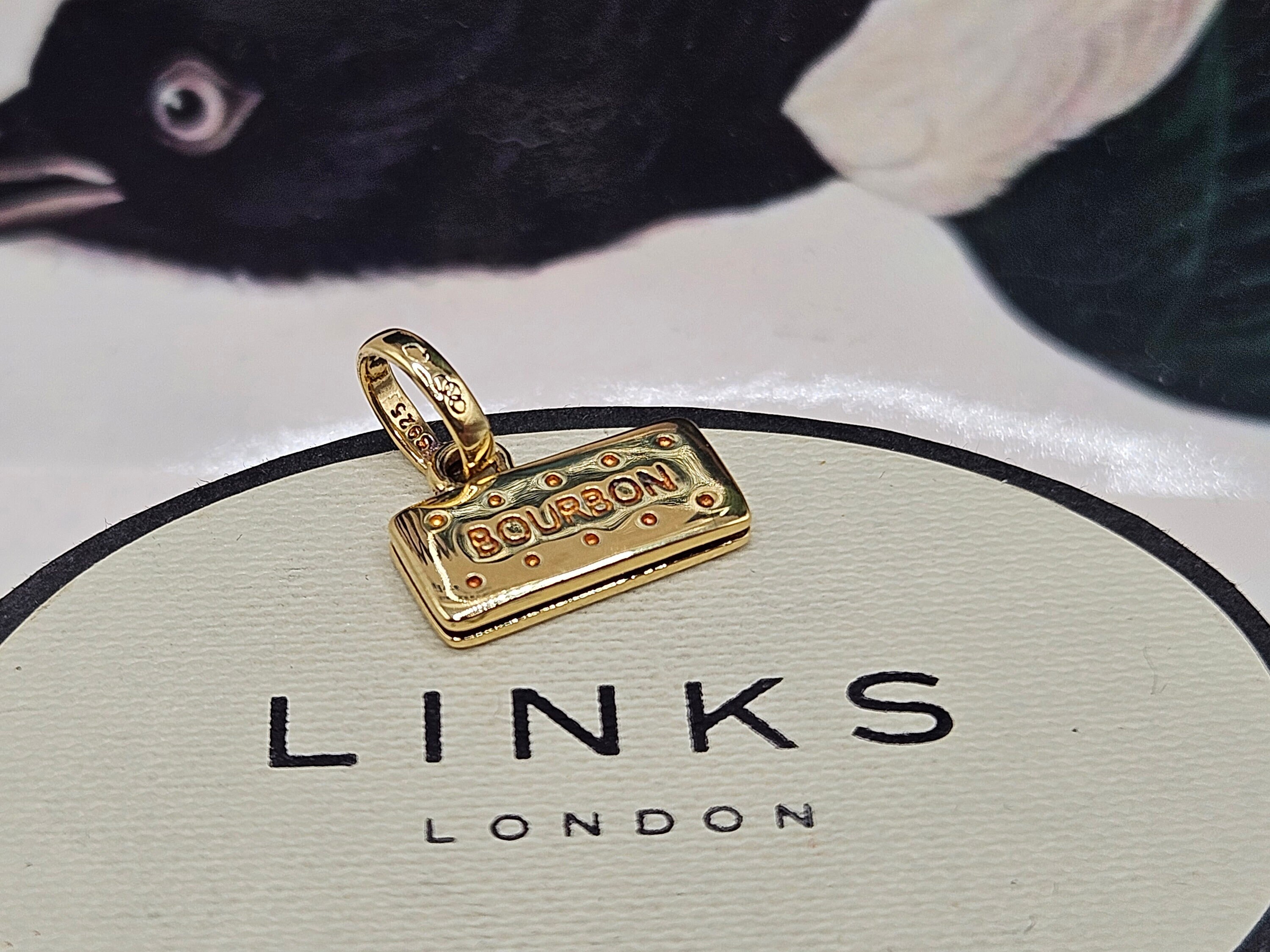 Fabulous Links of London Bourbon Biscuit Charm Sterling Silver