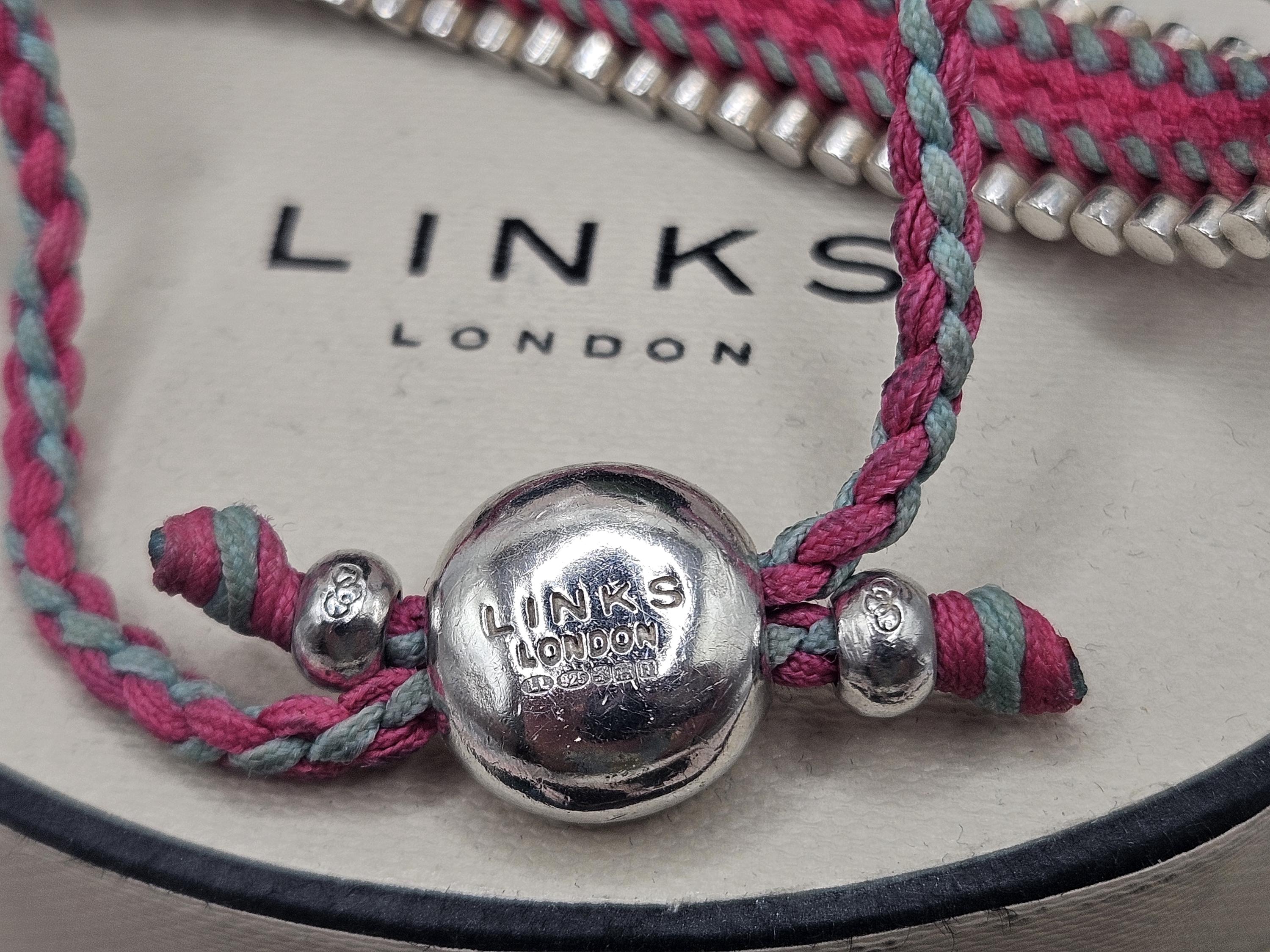 Vintage Links of London Sterling Silver Wimbledon Friendship