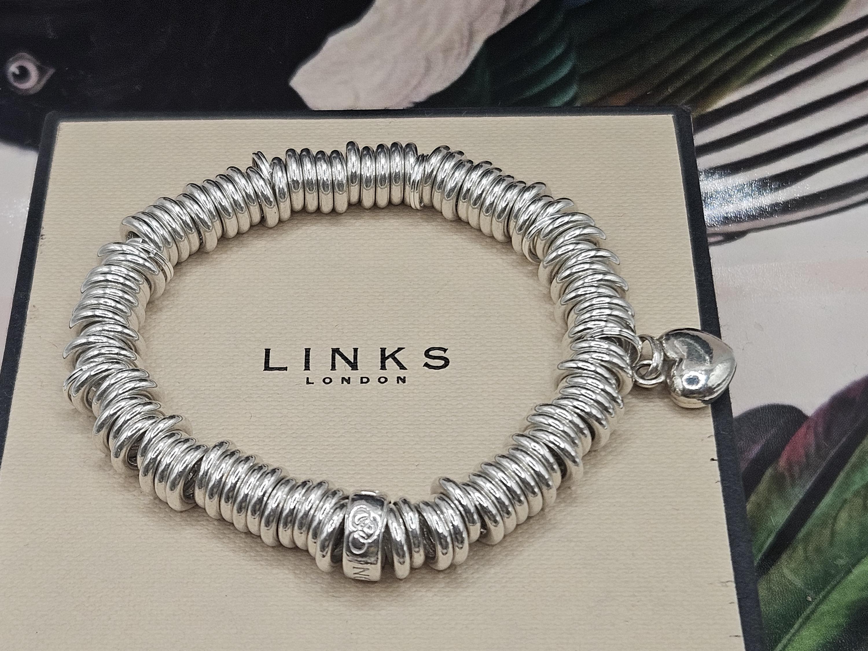 Links of London Sweetie Bracelet, Sterling Silver, Hallmark
