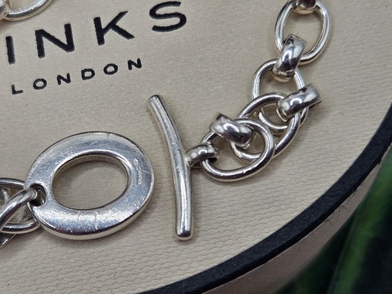 SUPERB Links of London Classic T Bar Bracelet wit… - image 4