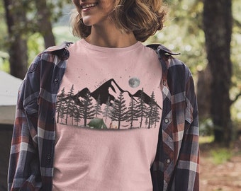Explorer T-Shirt, Camping Lover Gift, Caping Shirt, Outdoor Enthusiast Tee, Wilderness T-Shirt, Nature lover's t-shirt, Gift for Campers.