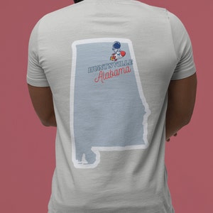 Huntsville Alabama City Pride Shirt, Huntsville space legacy, Alabama State tee, Rocket City Unique Gift, Unisex Jersey Short Sleeve Tee Athletic Heather
