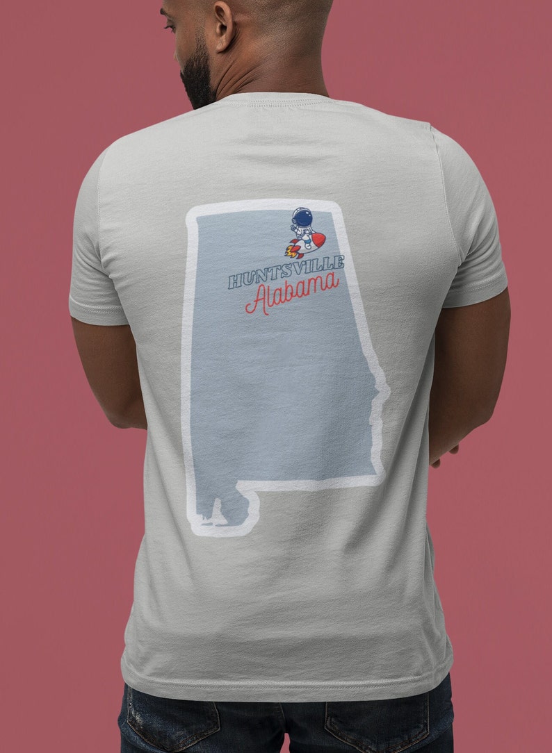 Huntsville Alabama City Pride Shirt, Huntsville space legacy, Alabama State tee, Rocket City Unique Gift, Unisex Jersey Short Sleeve Tee Athletic Heather