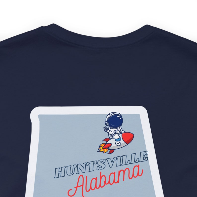 Huntsville Alabama City Pride Shirt, Huntsville space legacy, Alabama State tee, Rocket City Unique Gift, Unisex Jersey Short Sleeve Tee Navy