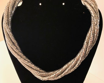 Vintage Necklace | Silver | Rope necklace