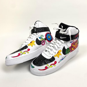 Nike Air Force 1 Custom &quot;Day of the Dead&quot; Concept | Hand-Painted by Reed Revesz