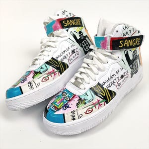Nike Air Force 1 Custom Basquiat High Top Concept