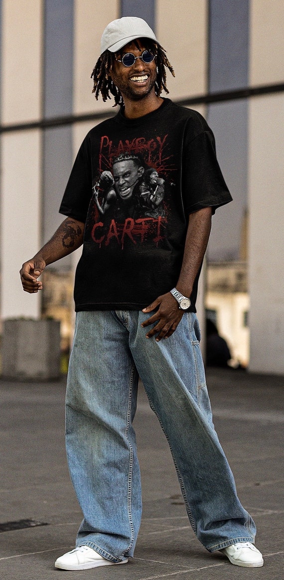 トップス Playboi Carti Tee black Playboi Carti t-shirt | Y2K Streetwear | y2k streetwear