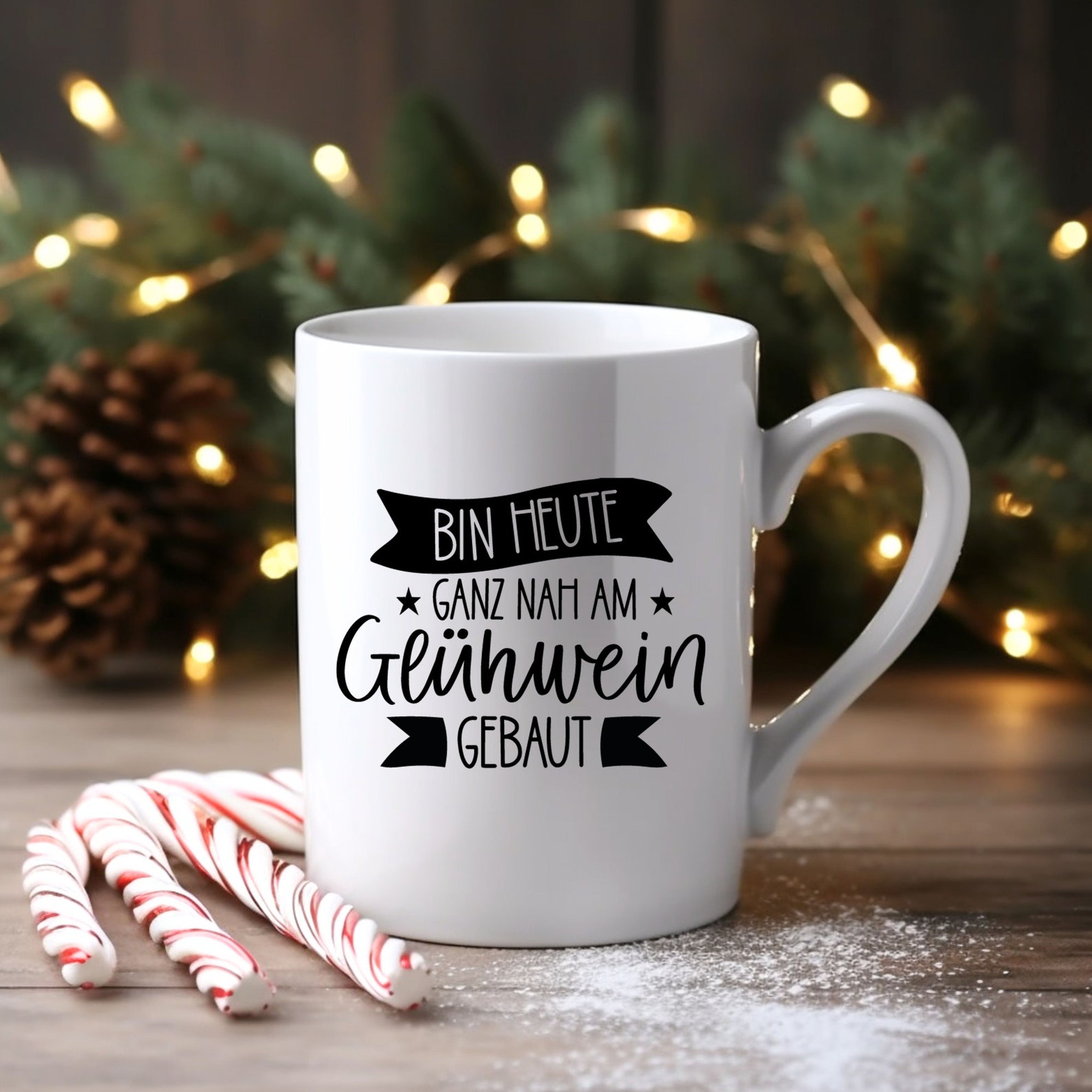 Glühwein SVG Bundle, Plotterdatei Glühwein für Cricut, Weihnachtsmarkt