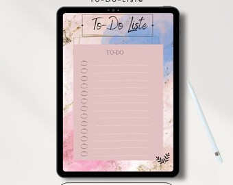 Druckbare & Digitale To-Do-Liste für tägliche Organisation und Produktivität