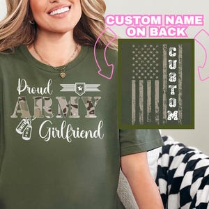 Army Proud Family Shirts Military Proud Army Family Shirt Personalized Military Family T-shirts Custom Army Family Tees, Army Graduation Tee