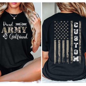 Custom Proud Army Family Shirts, Proud Army Family Shirts Personalized Military Family T-shirts Custom Army Family Tees, Army Graduation Tee