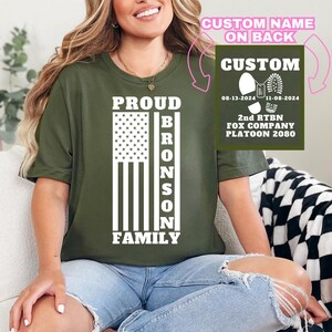 Matching Graduation Military Shirts Proud Family Custom Military Bootcamp Graduation Proud Army Family Shirts Army Graduation Soldier Shirts