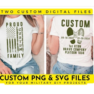 PNG Family Day Bootcamp Graduation Digital Download Bootcamp PNG Military Graduation DIY Custom Military FamilyBootcamp custom made to order