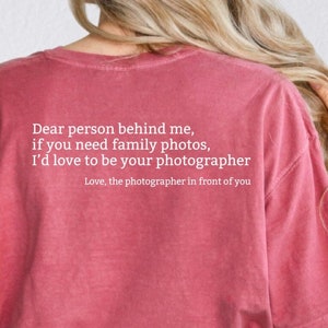 Vintage Camera Grid T-Shirt: Retro Photography Business Ad