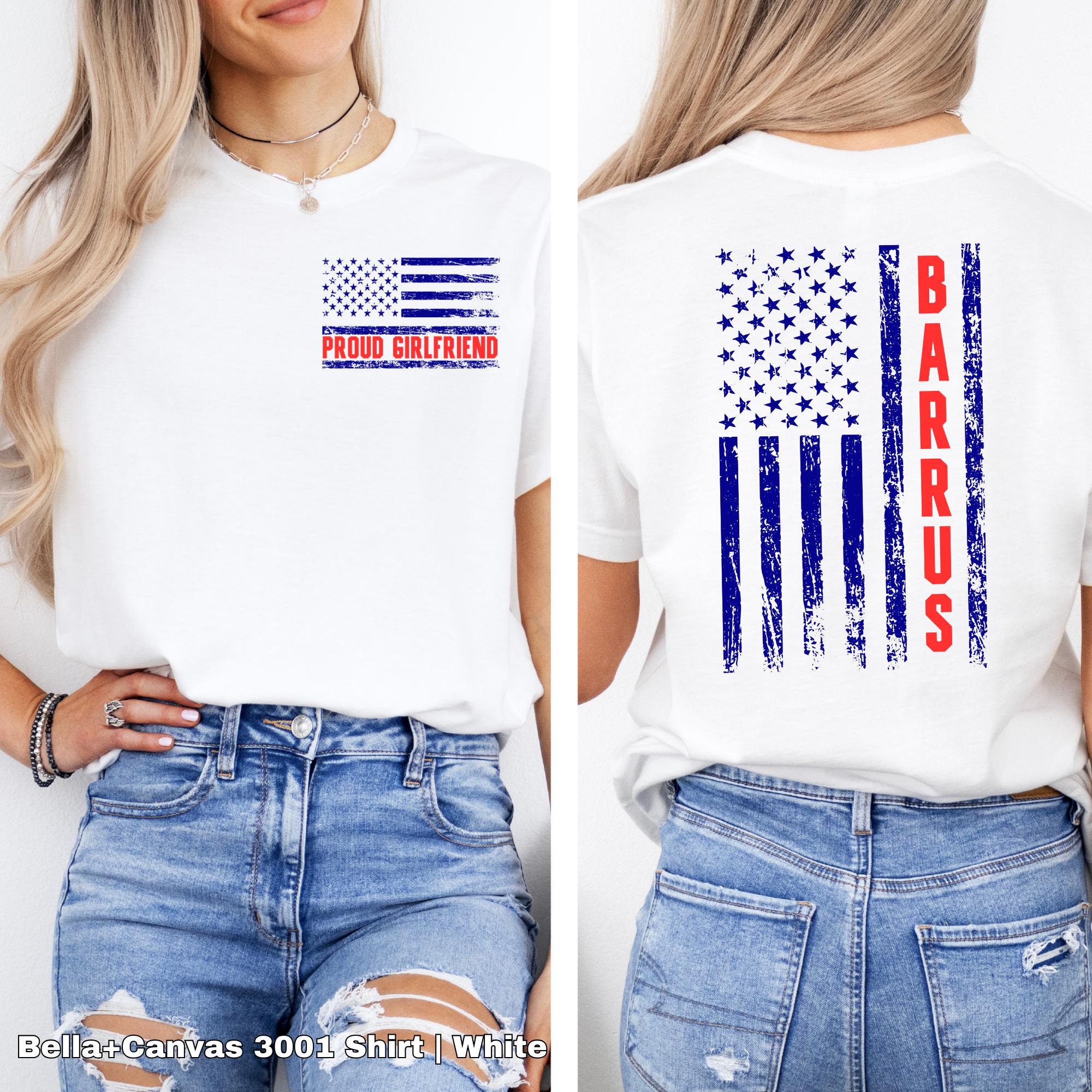 Custom Soldier Shirt Proud Military Mom Shirt Soldier Name on Back I love Soldier Tshirt Proud Mom Shirt Personalized Soldier Name Military