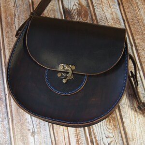 Witchy fantasy classic steampunk natural leather bag image 9