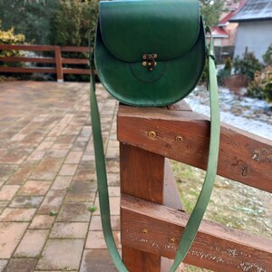Witchy fantasy classic steampunk natural leather bag image 7