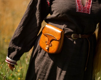 Gürteltasche aus Leder