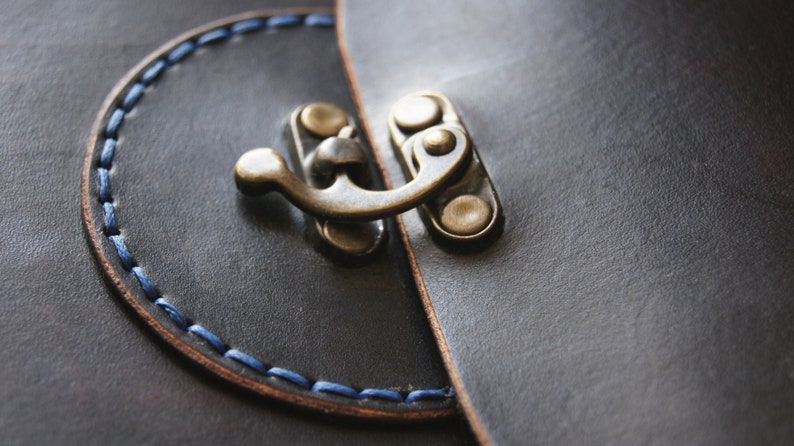 Witchy fantasy classic steampunk natural leather bag image 8