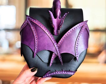 Dragon Embrace XL shoulder bag natural leather