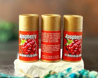 Raspberry Giant Lip Balm - All Natural