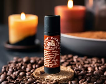 Coffee Serum Stick, Solid Facial Serum for Brightening and Depuffing, Natural Travel Friendly Moisturizer