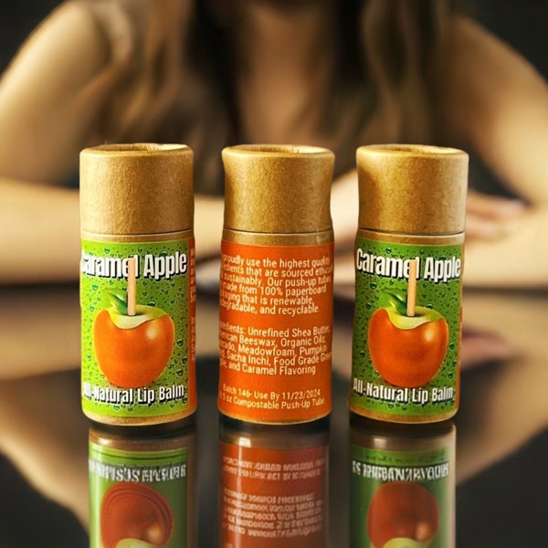 Caramel Apple Giant Lip Balm - All Natural